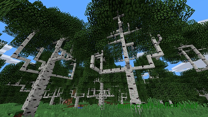 Мод на деревья в Майнкрафт